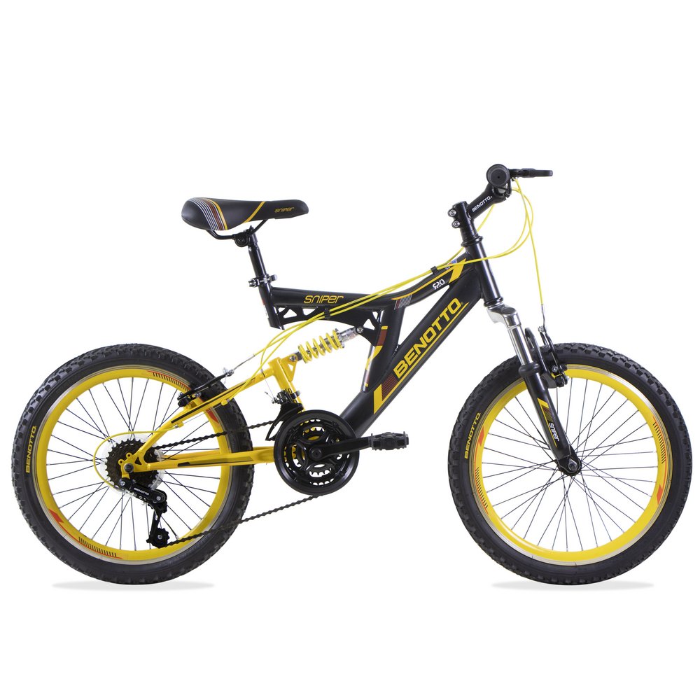 Bicicleta de Montaña Sniper R20 21v Sunrice Niño Gris Benotto
