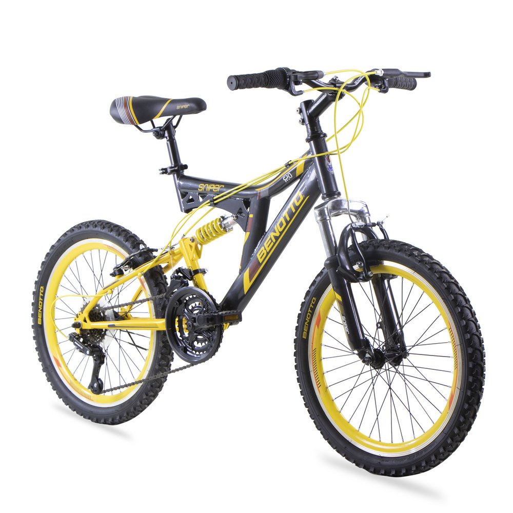 Bicicleta de Montaña Sniper R20 21v Sunrice Niño Gris Benotto