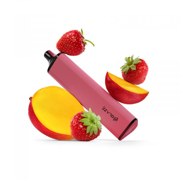 Blaze Disposable Straw Berry Mango 5% De Concentracion 2500 HITS Vap