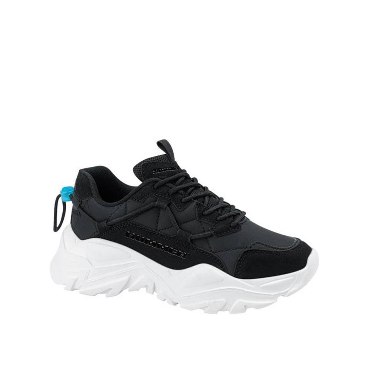 Tenis Mujer Plataforma Chunky Urbanos Negro