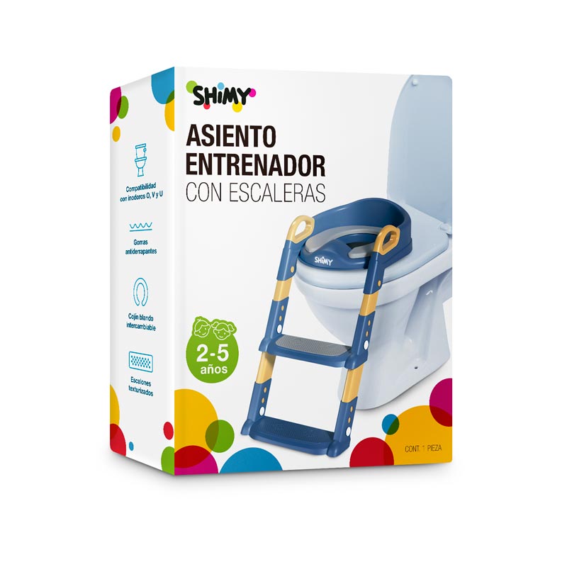 Asiento de Entrenamiento para Baño para Niños con Escalera Plegable