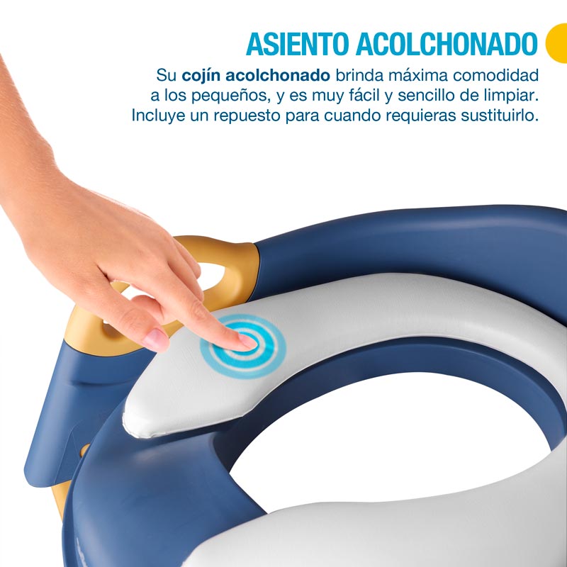 Asiento de Entrenamiento para Baño para Niños con Escalera Plegable