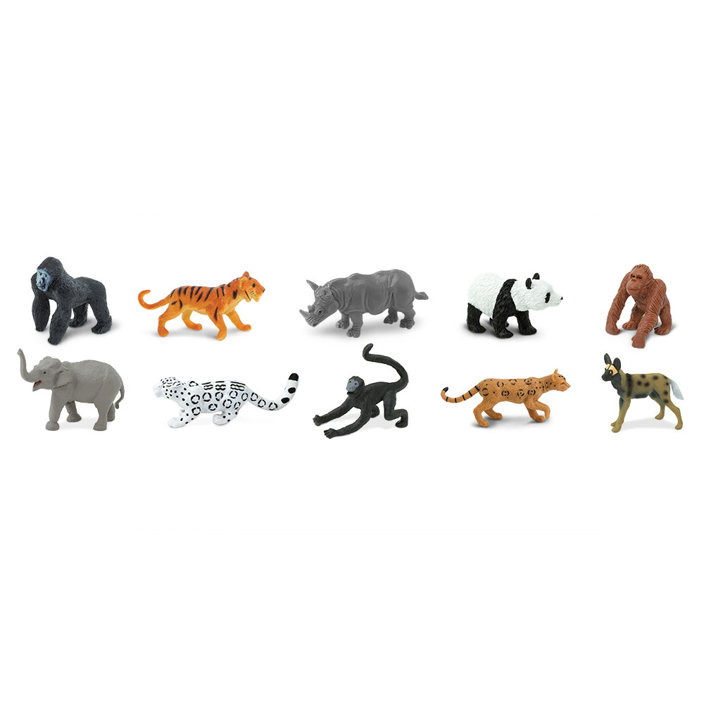 Figuras De Animales Terrestres En Peligro De Extincion TOOB Safari Ltd Figuras Educativas Para Niños