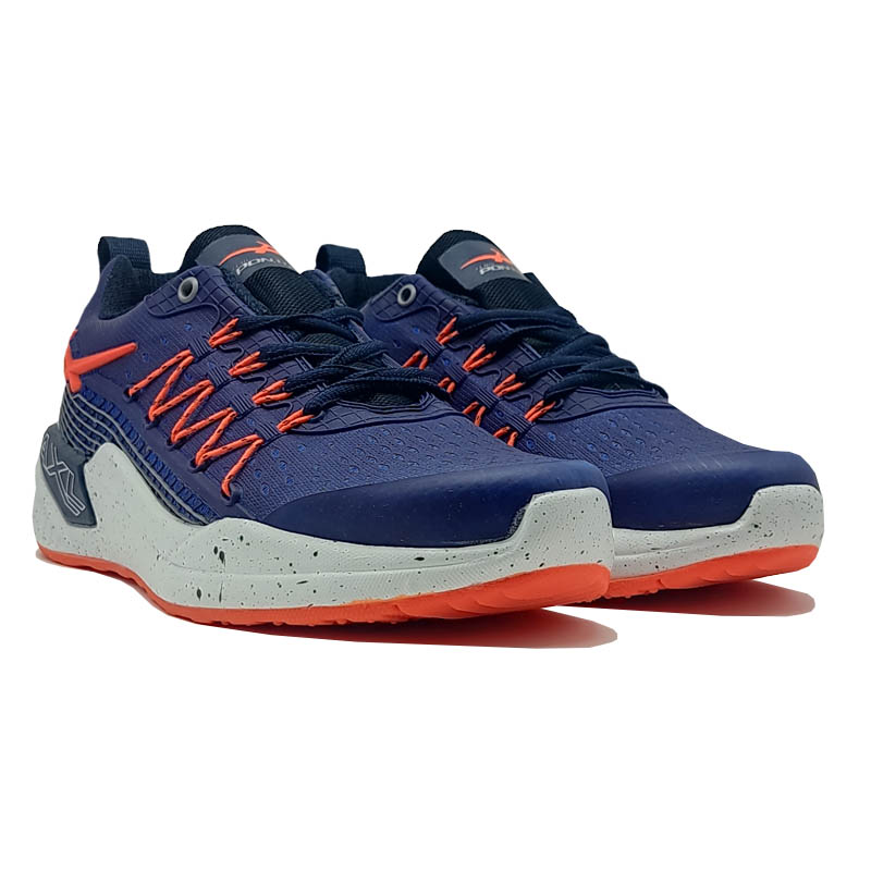 Pontiac Tenis Correr Gris/naranja/blanco Para Hombre 78773