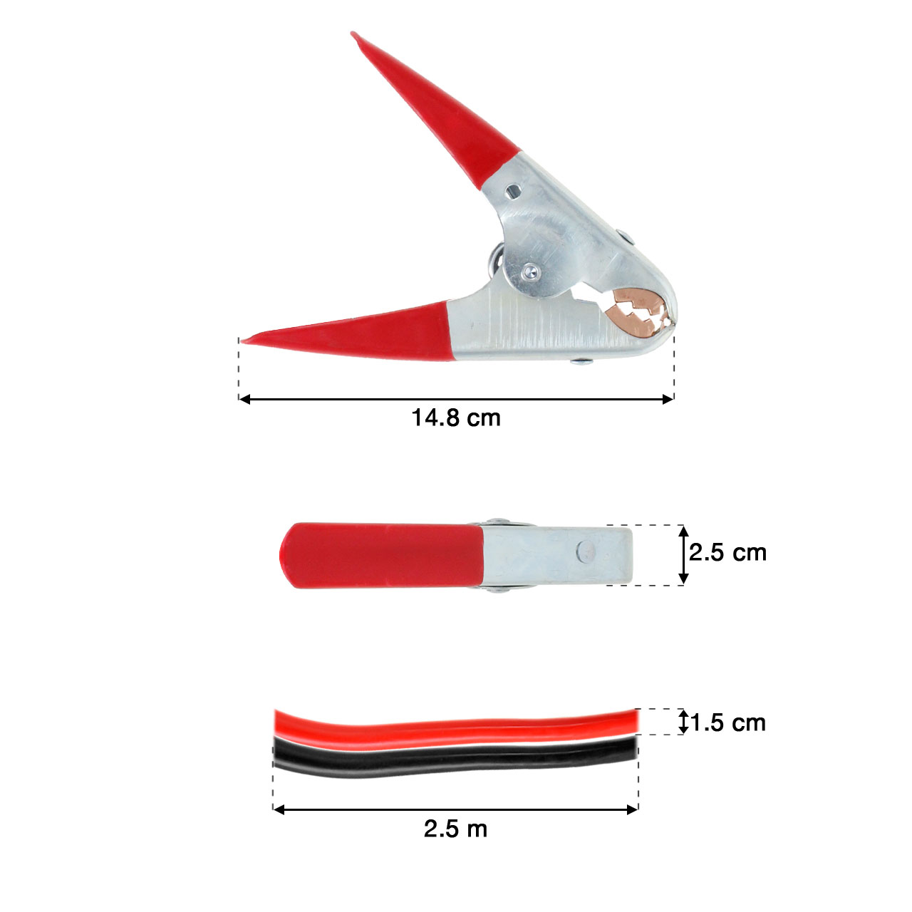 Cables Pasa Corriente Reforzados 700 Amp 2.5 M Calibre 2 