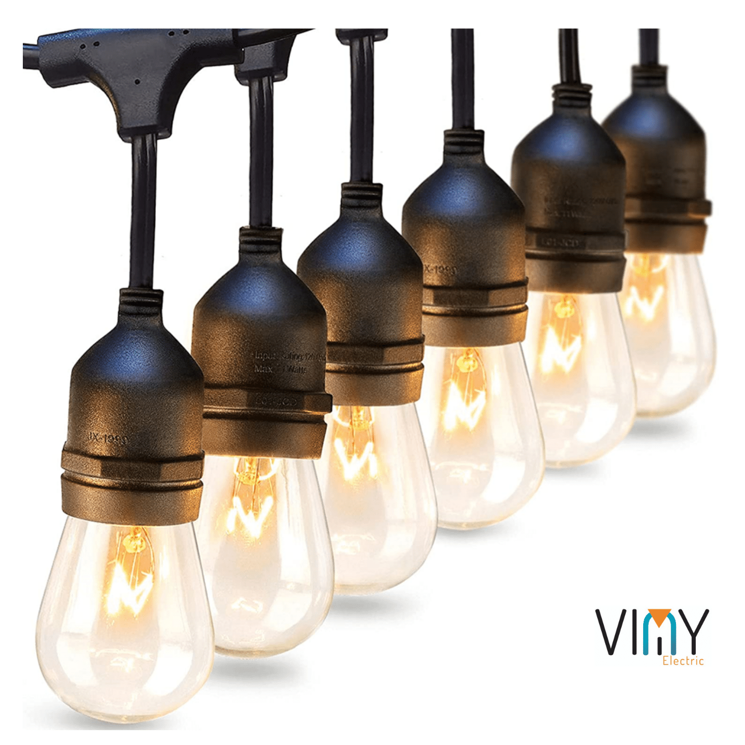 Serie De Luces Led 13 Focos Vintage 7.5 Metros 