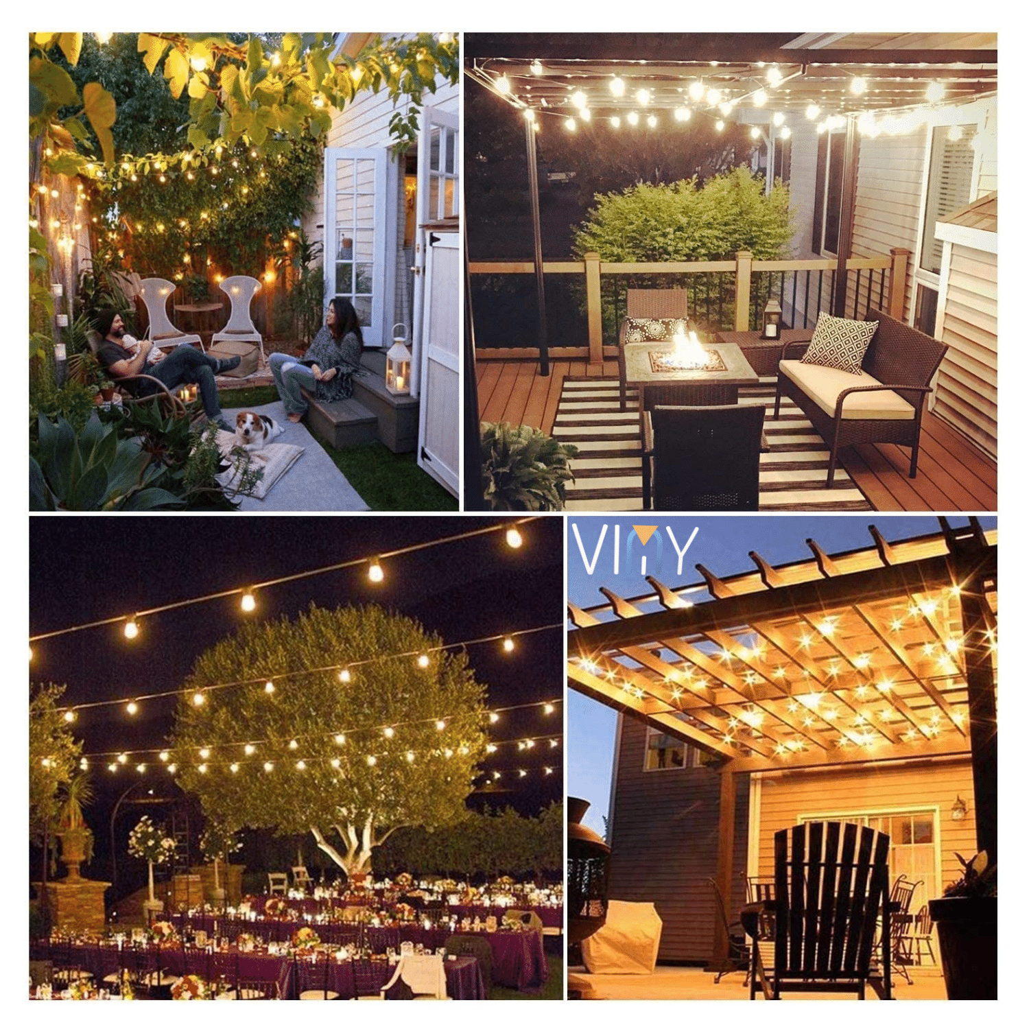 Serie De Luces Led 13 Focos Vintage 7.5 Metros 