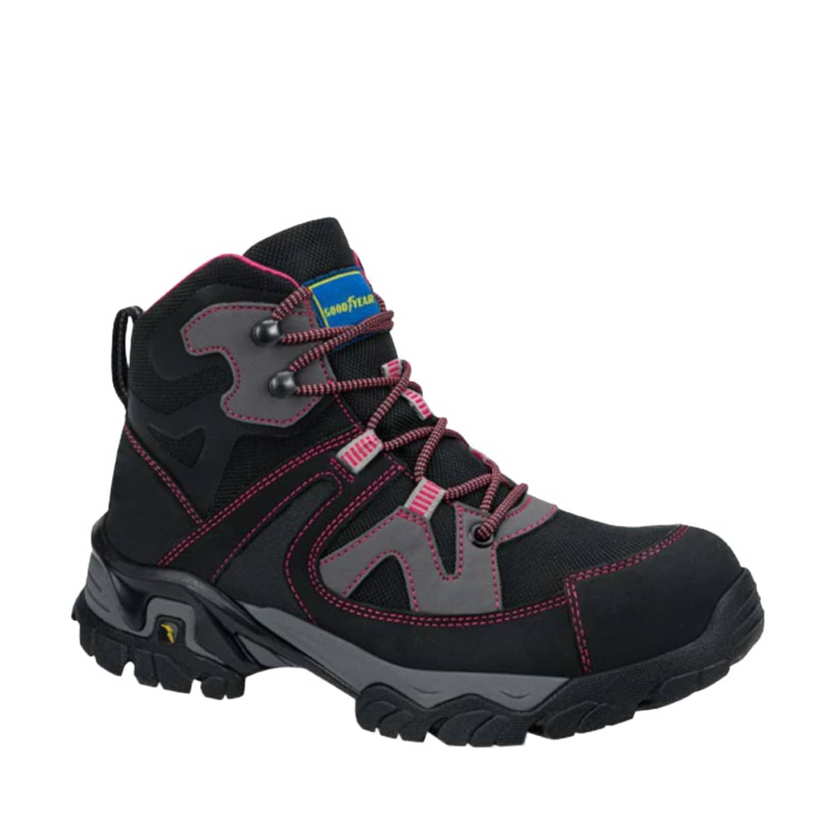 Bota tipo hiker para mujer color negro marca Goodyear mod. 1057159