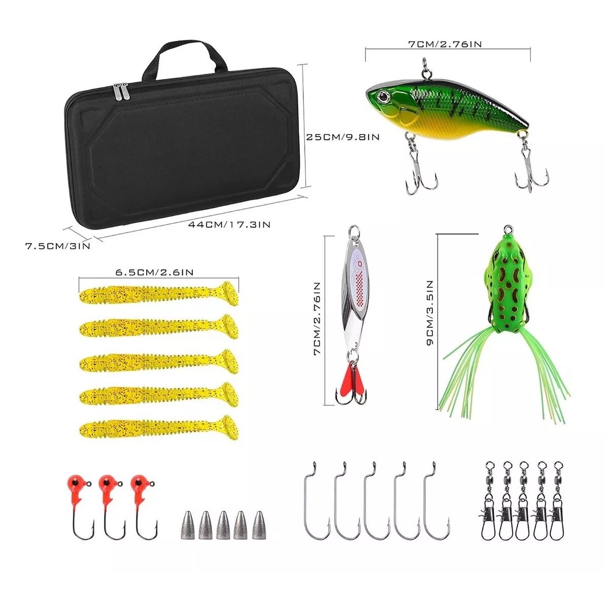 Kit Pesca Caña De Pescar Y Carrete Completo
