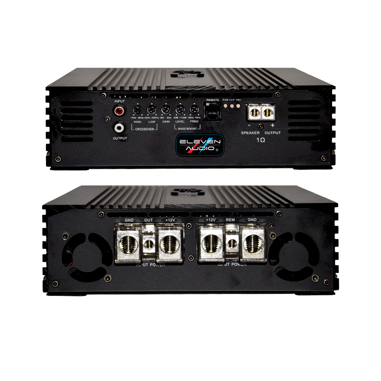 Amplificador Fullrange para auto  8500.1 1ohm Eleven Audio 