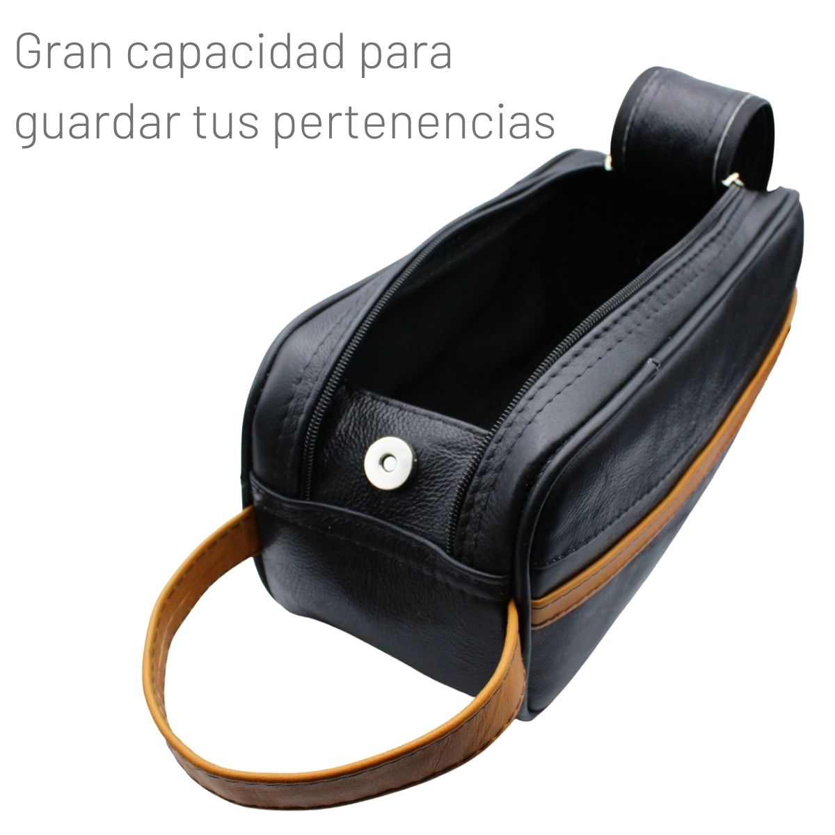 Neceser Maletín Sobaquera Hombre Piel Estuche Viaje Casual