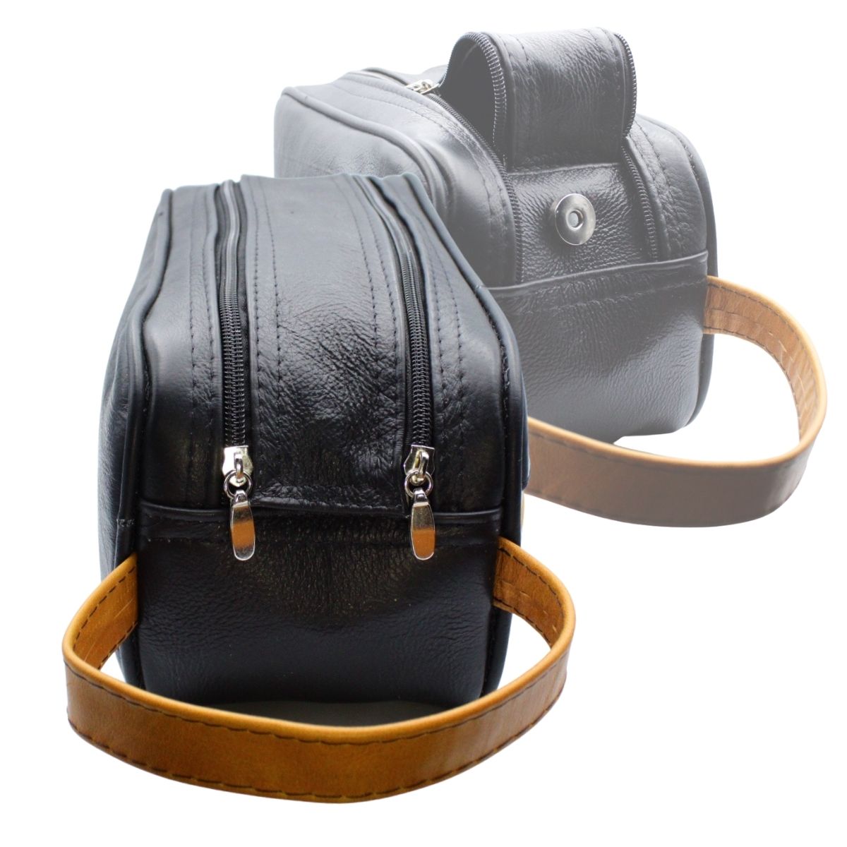 Neceser Maletín Sobaquera Hombre Piel Estuche Viaje Casual