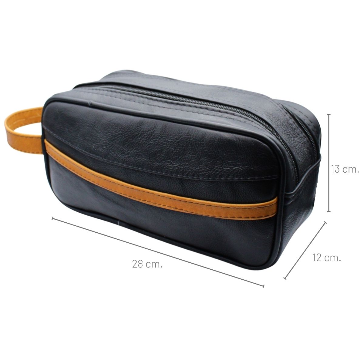 Neceser Maletín Sobaquera Hombre Piel Estuche Viaje Casual