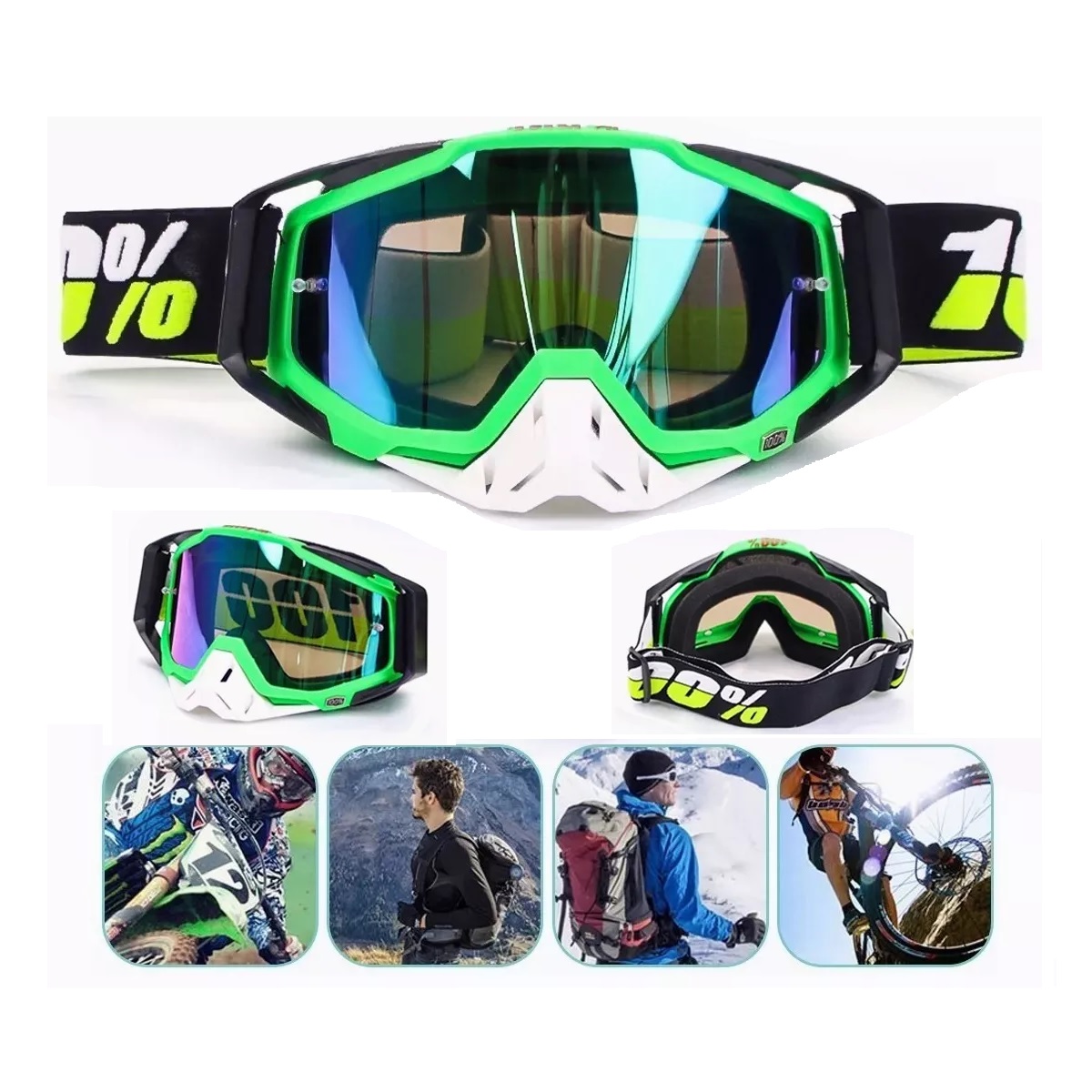 Gafas Mtb Esquí Anti Niebla - Motocicleta
