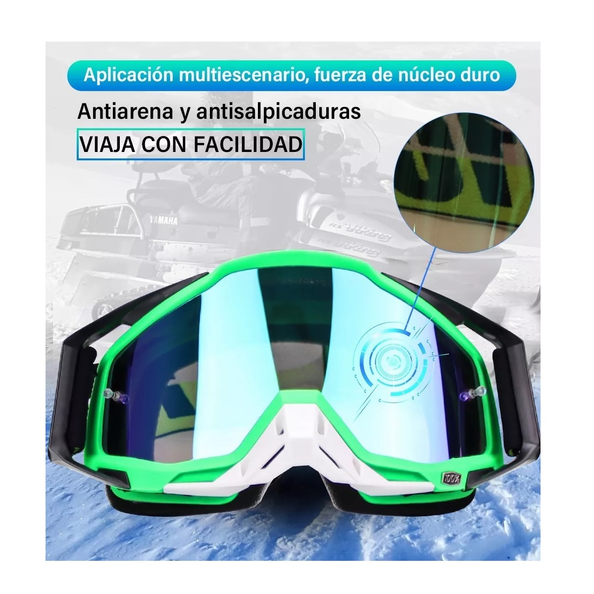 Gafas Mtb Esquí Anti Niebla - Motocicleta