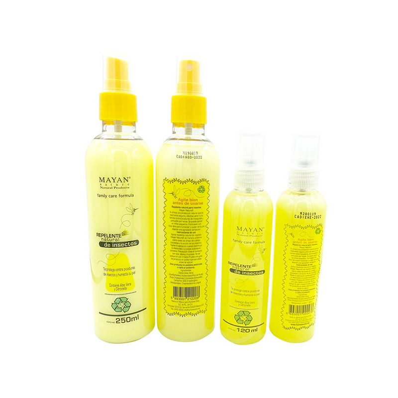 Pack 4 piezas Liquido Repelente De Insectos Mayan Nature