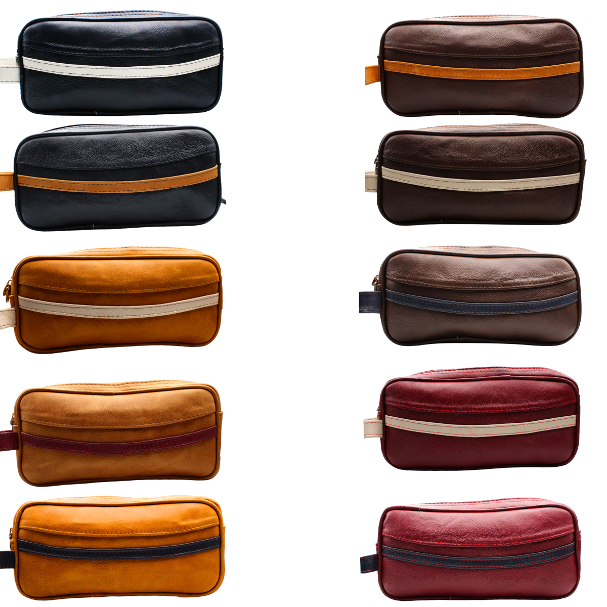 Neceser Maletín Sobaquera Hombre Piel Estuche Viaje Casual