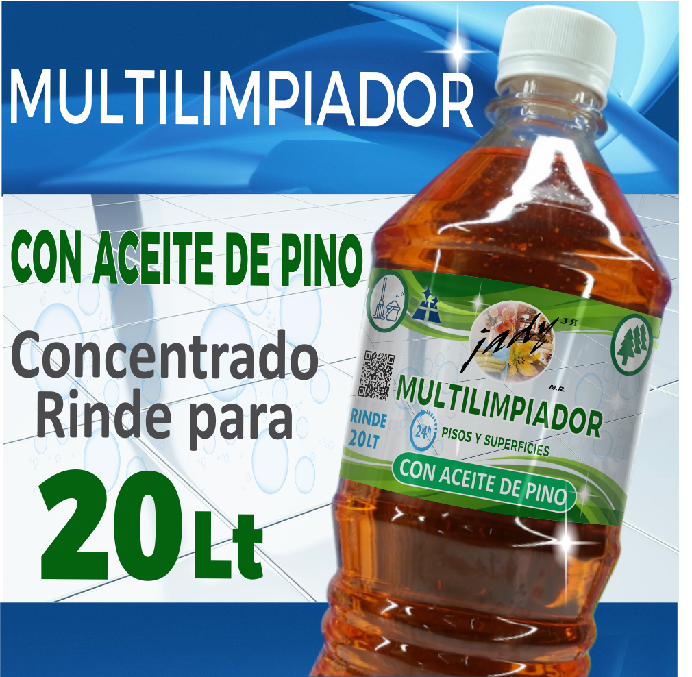 Limpia Pisos Tipo Pinol Concentrado Para 20 litros Plim03
