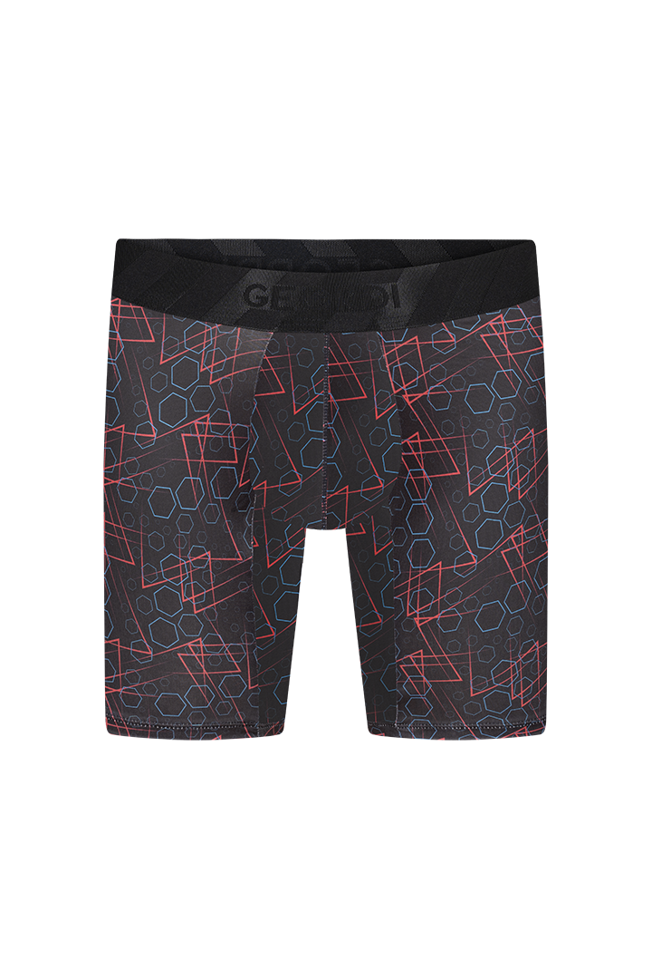 Ropa Interior Masculina Boxer De Microfibra Estampado Largo Estampado