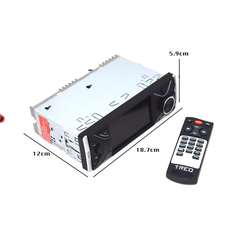 Auto estéreo para automóvil  Treo Cinema54 1 Din Bt, Mp4, Mp5 + Camara De Rev