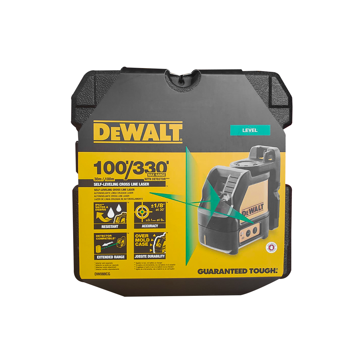 Láser Verde Horizontal/Vertical Autonivelante DeWalt DW088CG