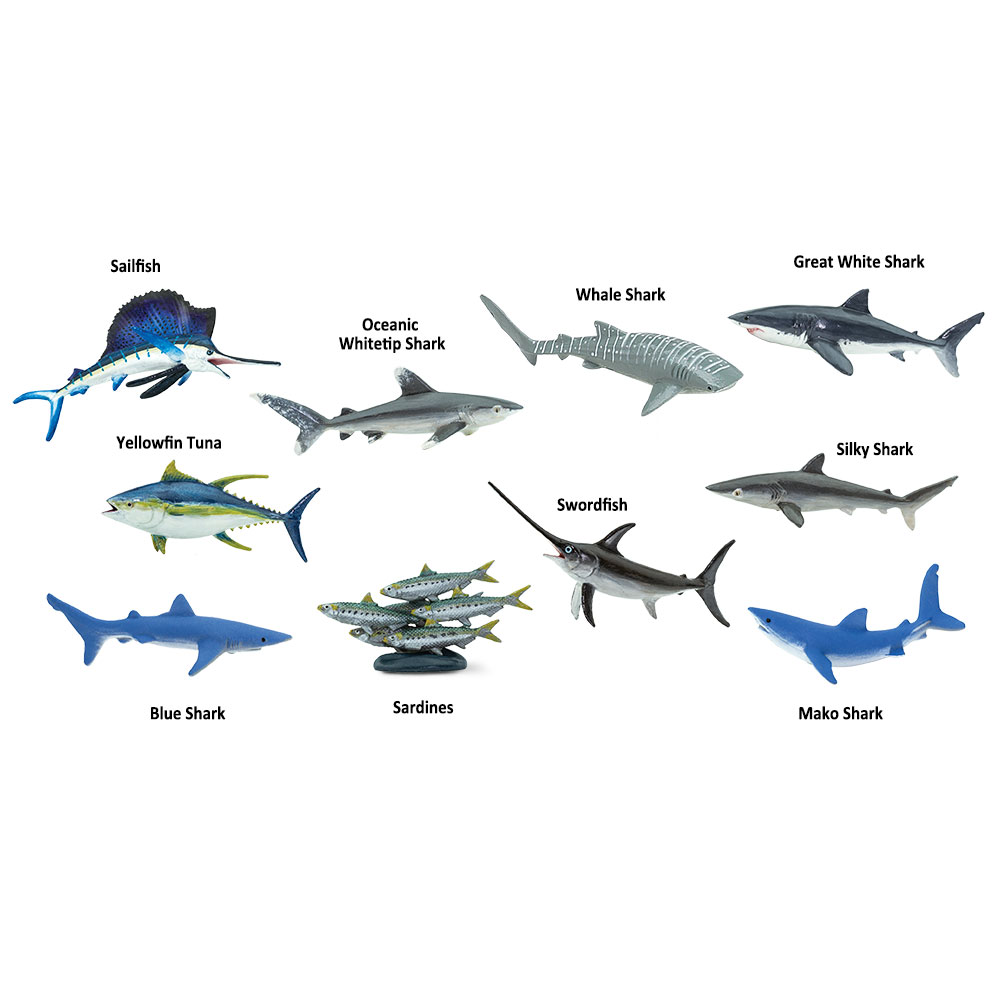 Figuras De Peces Pelagicos TOOB Safari Ltd Figuras Educativas Para Niños