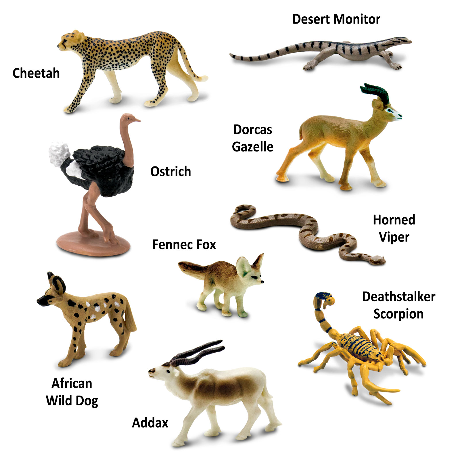 Figuras De Animales Del Desierto TOOB Safari Ltd Figuras Educativas Para Niños