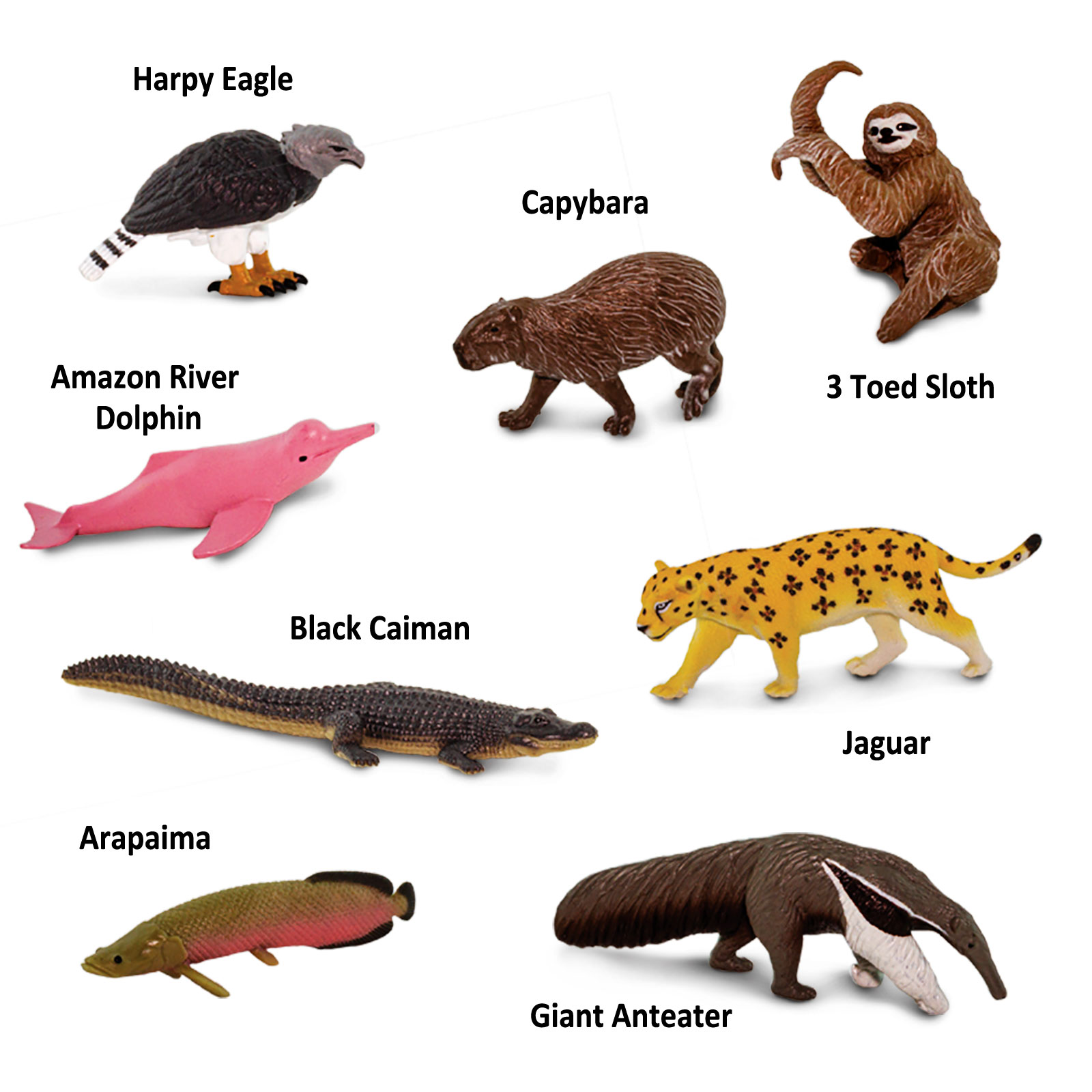 Figuras De Animales Sudamericanos TOOB Safari Ltd Figuras Educativas Para Niños