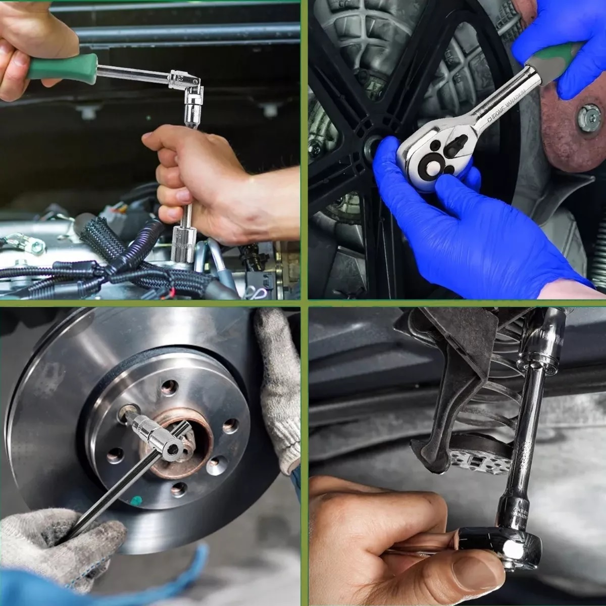 Set 46pcs Autopartes , Juego De Herramientas Mecánicas