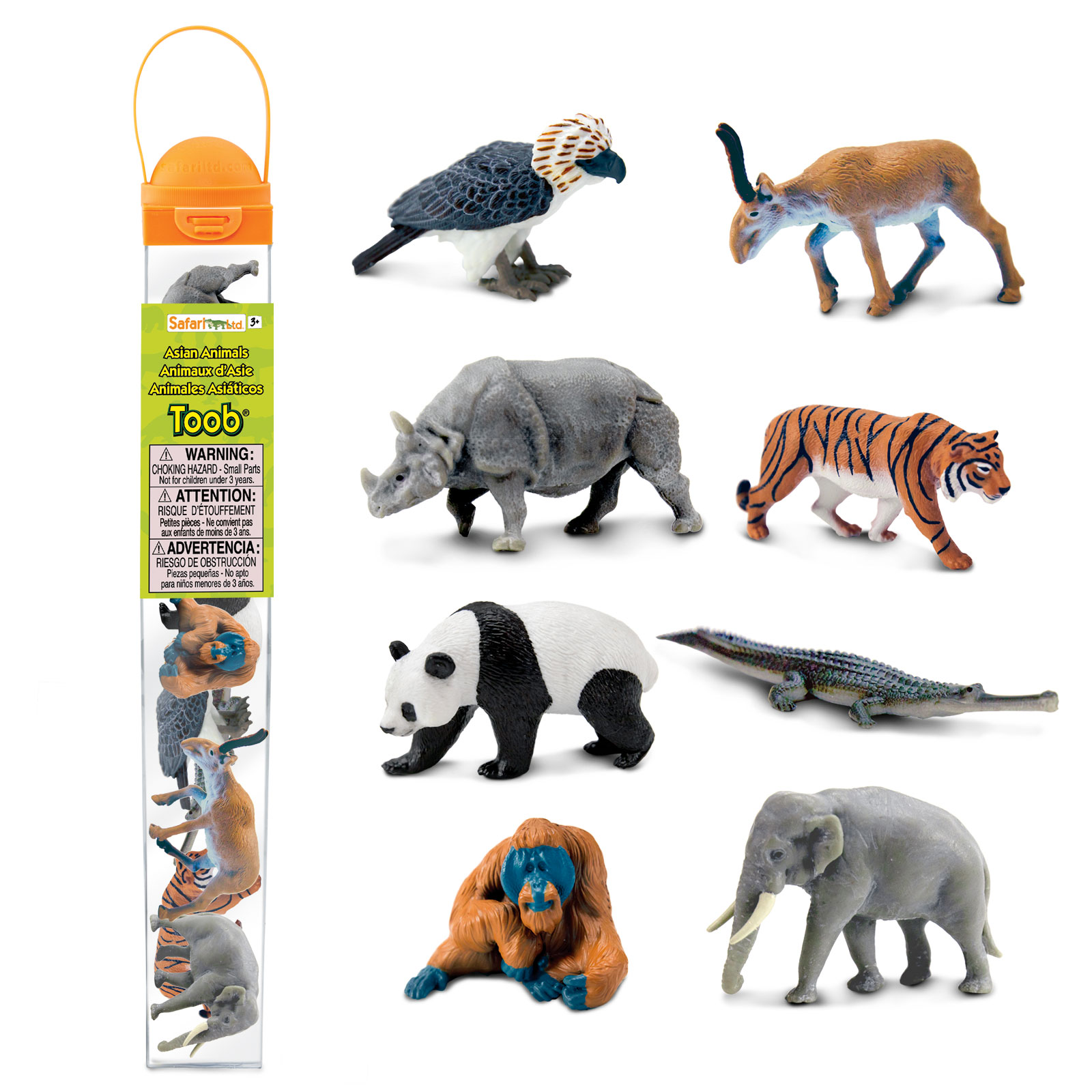 Figuras De Animales Asiaticos TOOB Safari Ltd Figuras Educativas Para Niños
