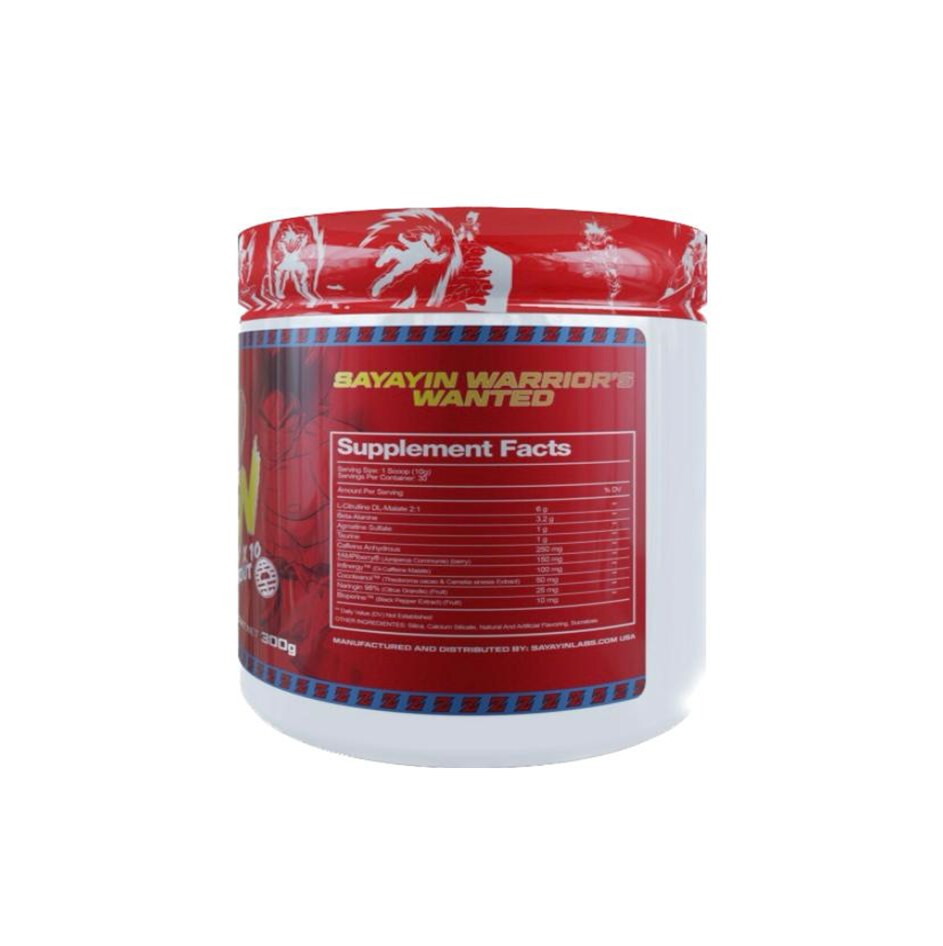 Kaikon Saiyan Labz Pre-Workout (30 serv) sabor dragon