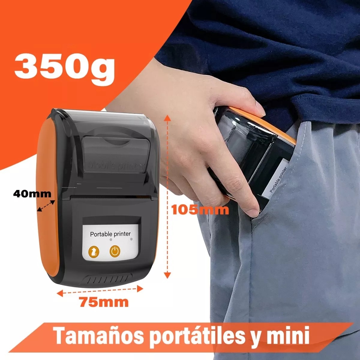 Impresora Térmica Portátil (58 Mm)