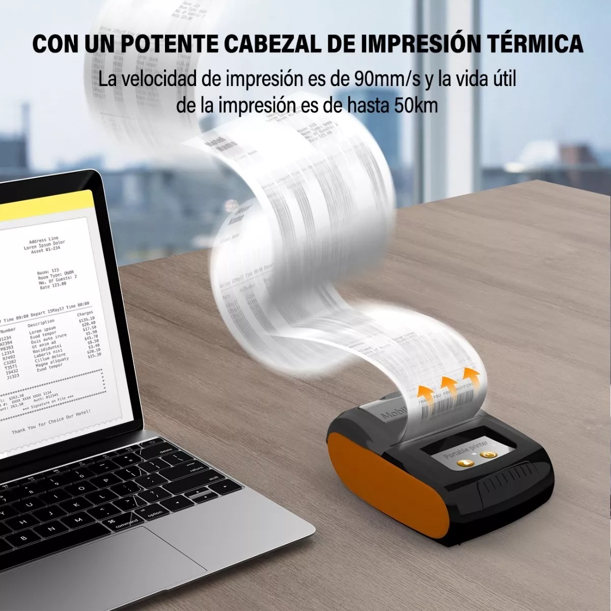 Impresora Térmica Portátil (58 Mm)