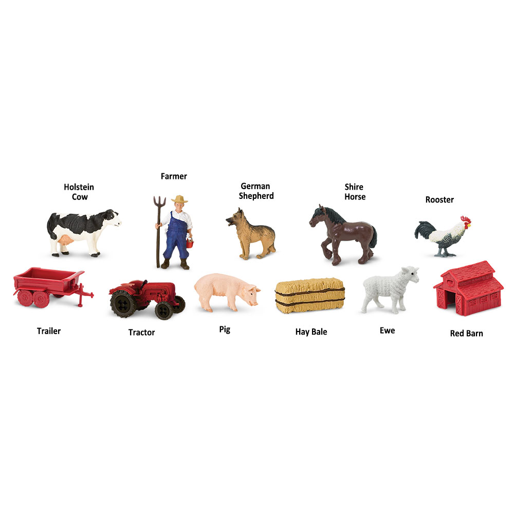 Figuras De Objetos De Granja TOOB Safari Ltd Figuras Educativas Para Niños