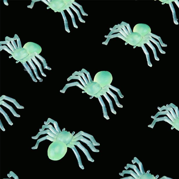Araña Pequeña Fluorescentes MXBYS-004-4 4 Paq 200 Pzas 2,0cm Plástico Transparente, BabySpider