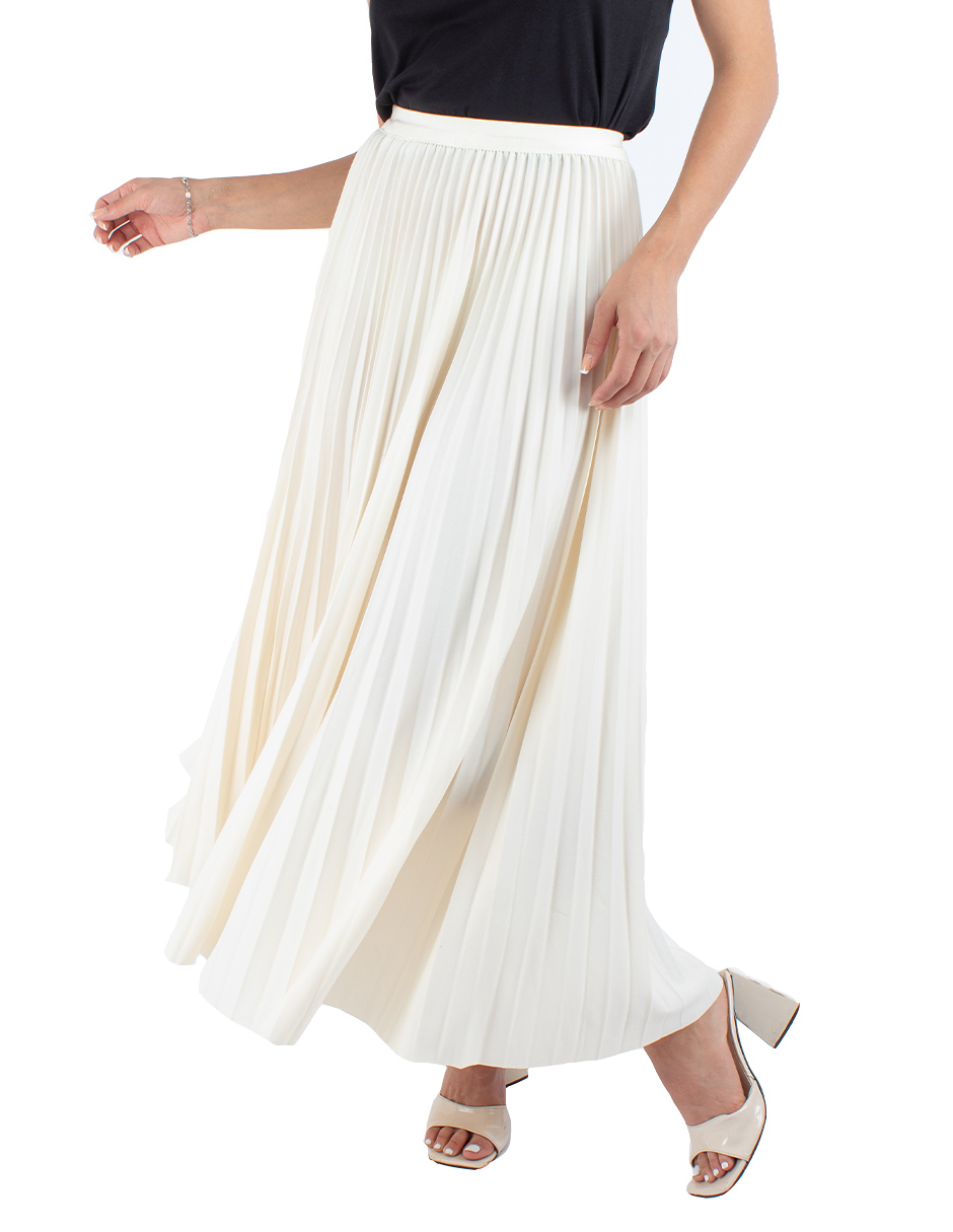 Maxi falda plisada 