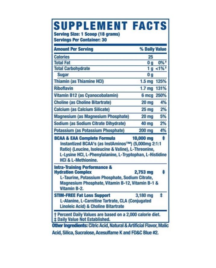 Amino tone + EAA 30 serv Ronnie Coleman.