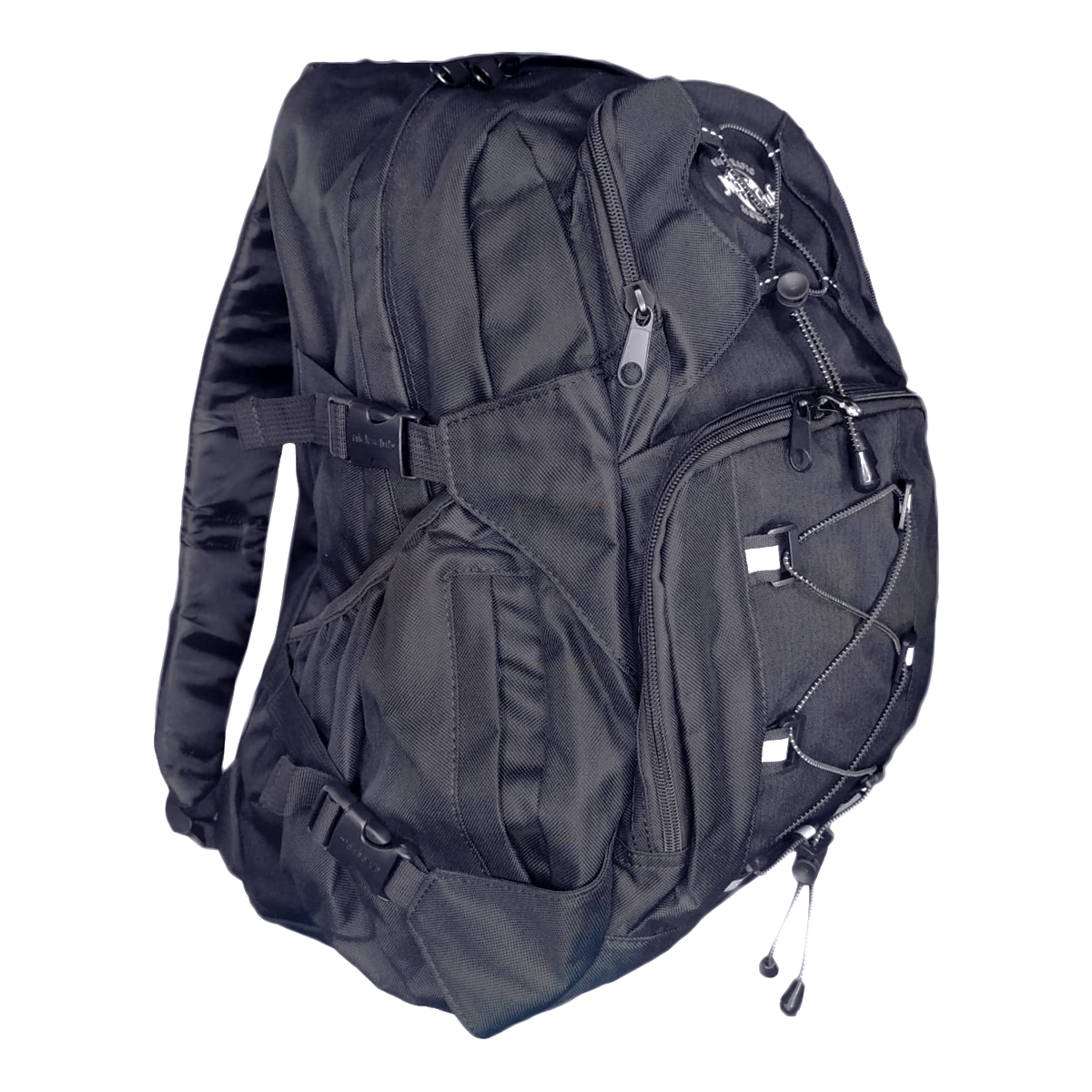 Mochila Grande Para Campamento y Viaje color Negro Uso Rudo