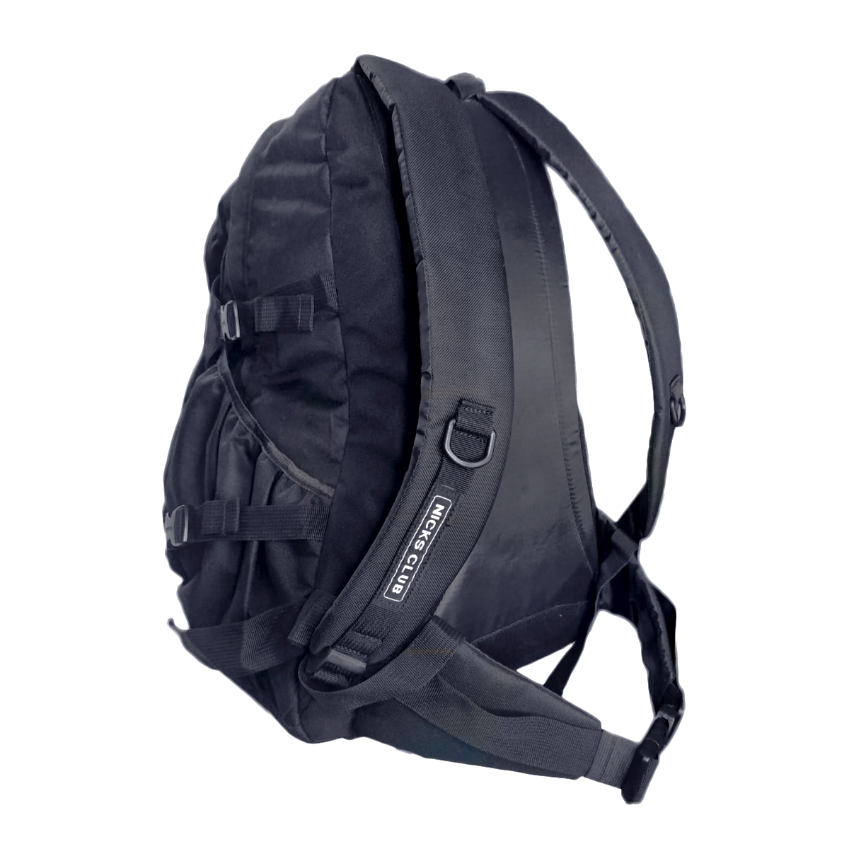 Mochila Jumbo Para Campamento y Viaje color Negro Uso Rudo