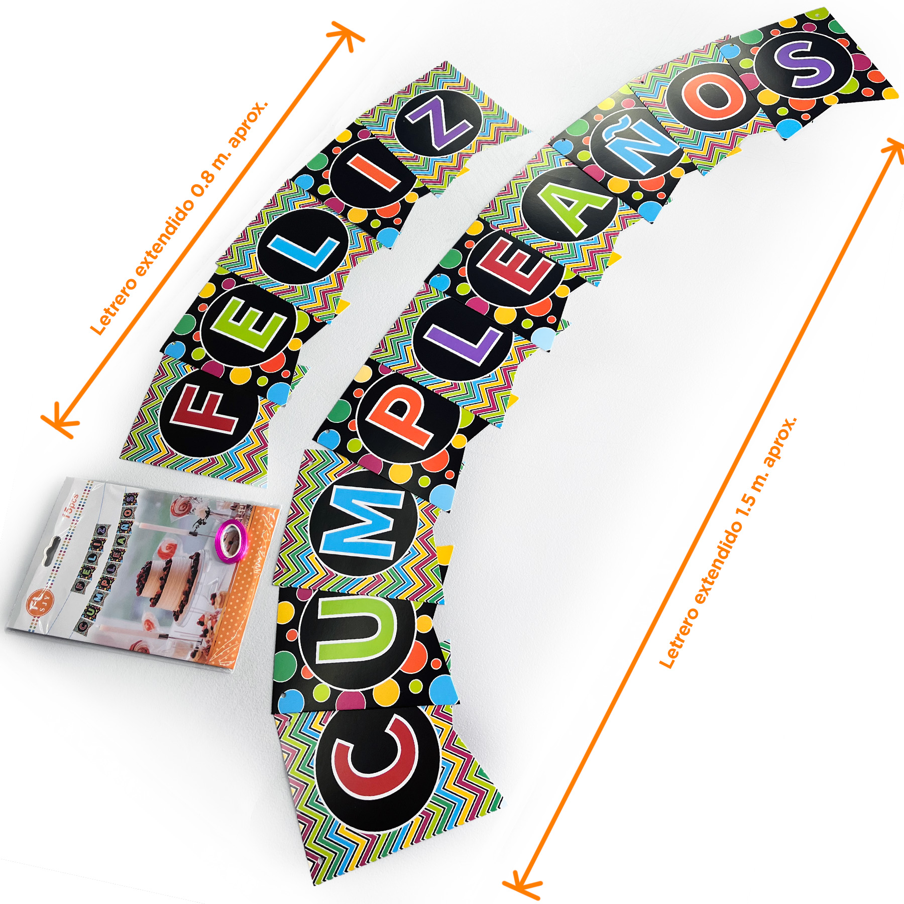 Bomba Electrica Para Inflar Globos + Letrero Feliz Cumpleaños Colores