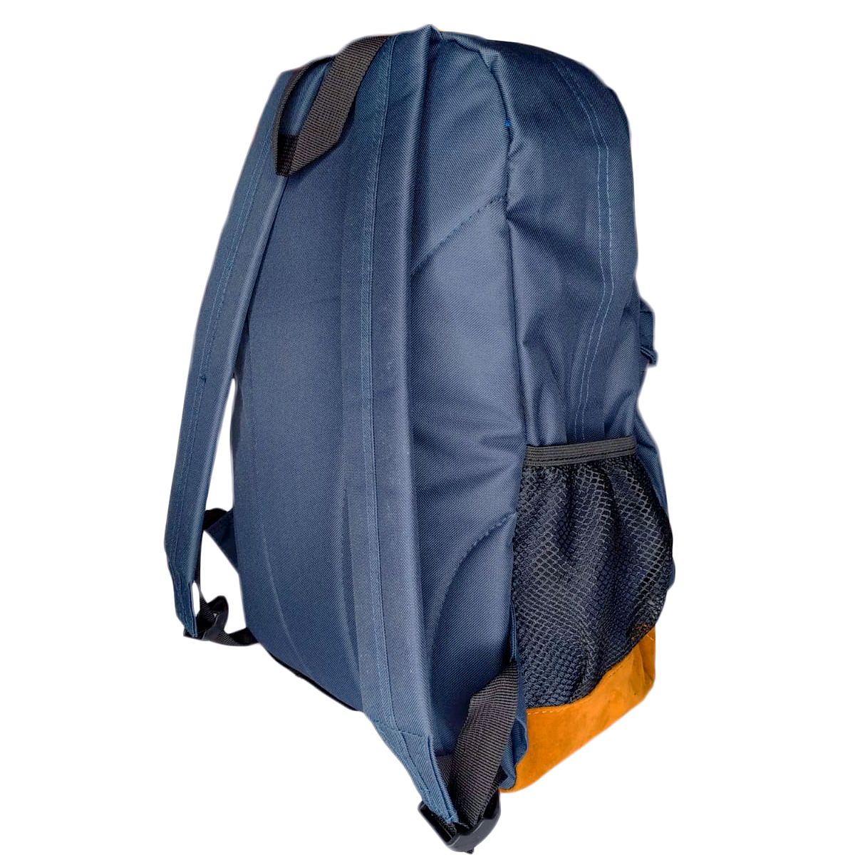 Mochila Azul Resistente Uso Rudo Escolar A la Moda