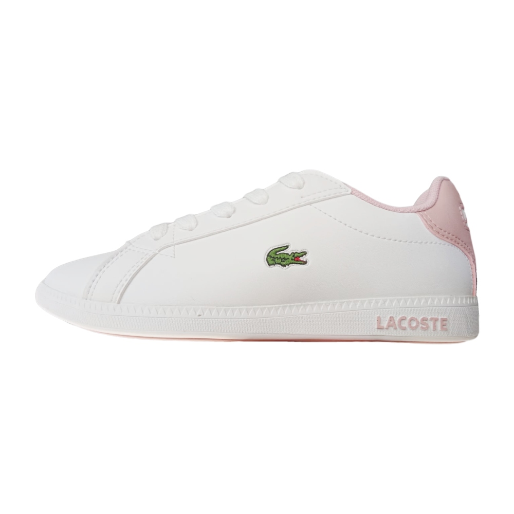Tenis LACOSTE Graduate en blanco para niñas 41SUC0006v