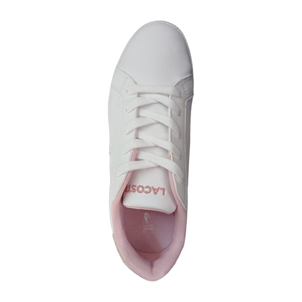 Tenis LACOSTE Graduate en blanco para niñas 41SUC0006v
