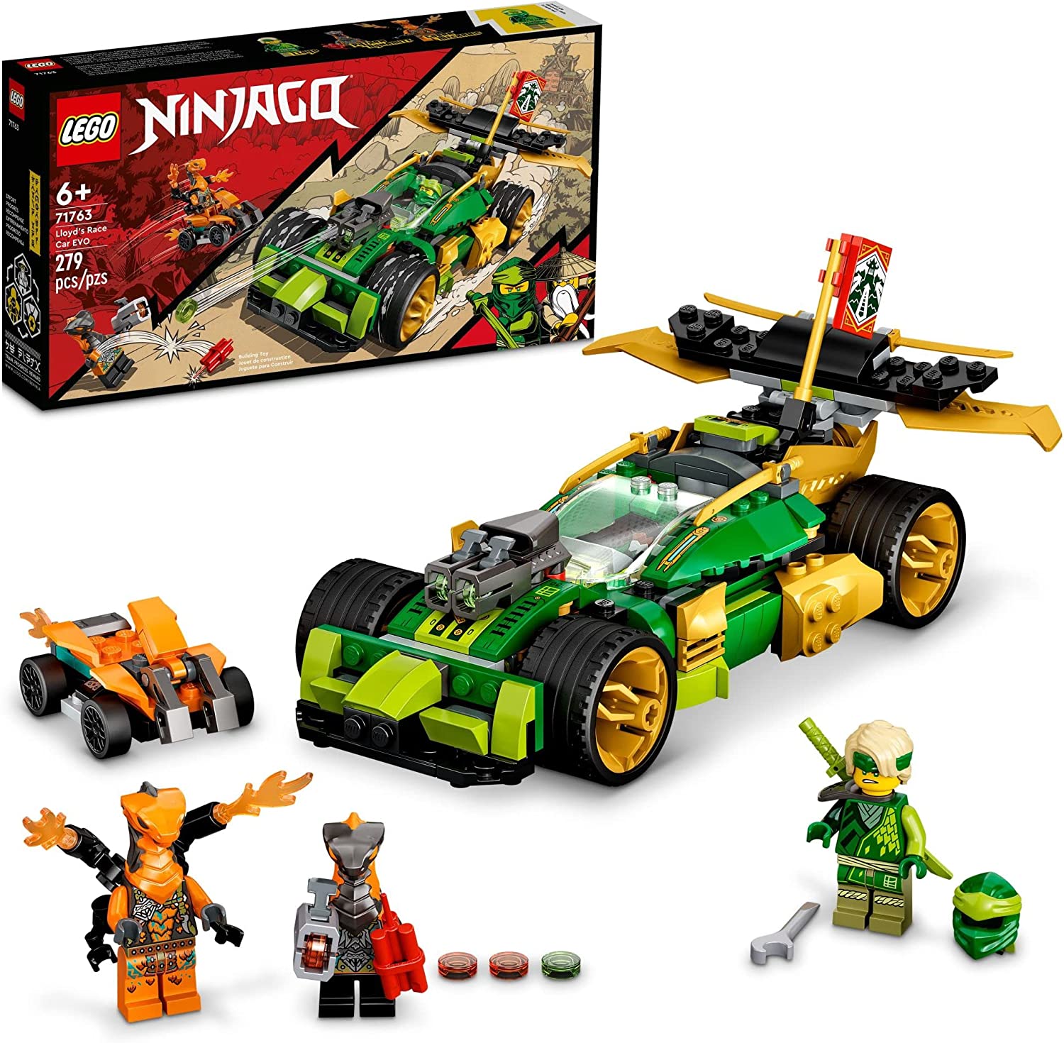Lego Ninjago 71763 Deportivo Evo De Lloyd