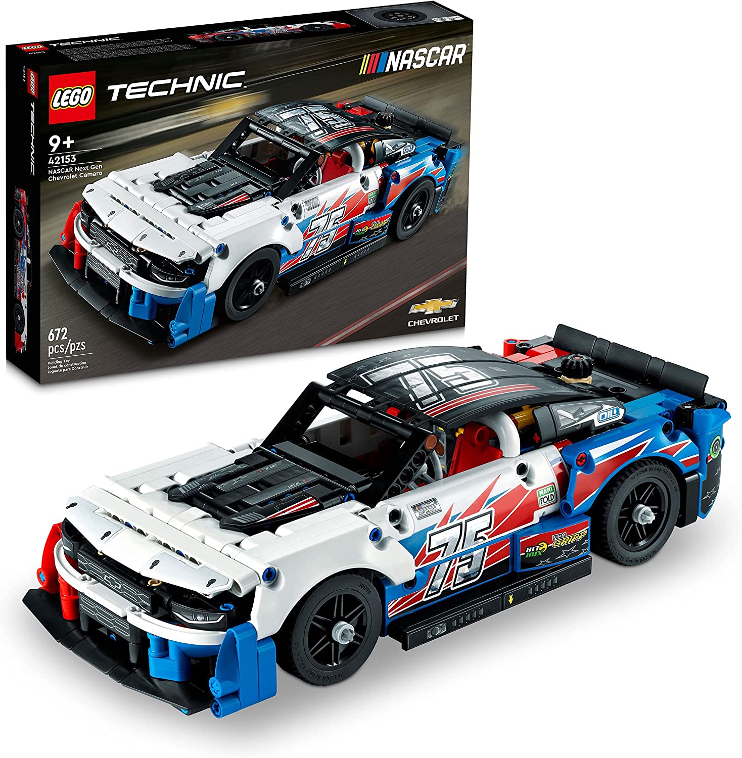 Lego Technic 42153 Nascar Next Gen Chevrolet Camaro Zl1.
