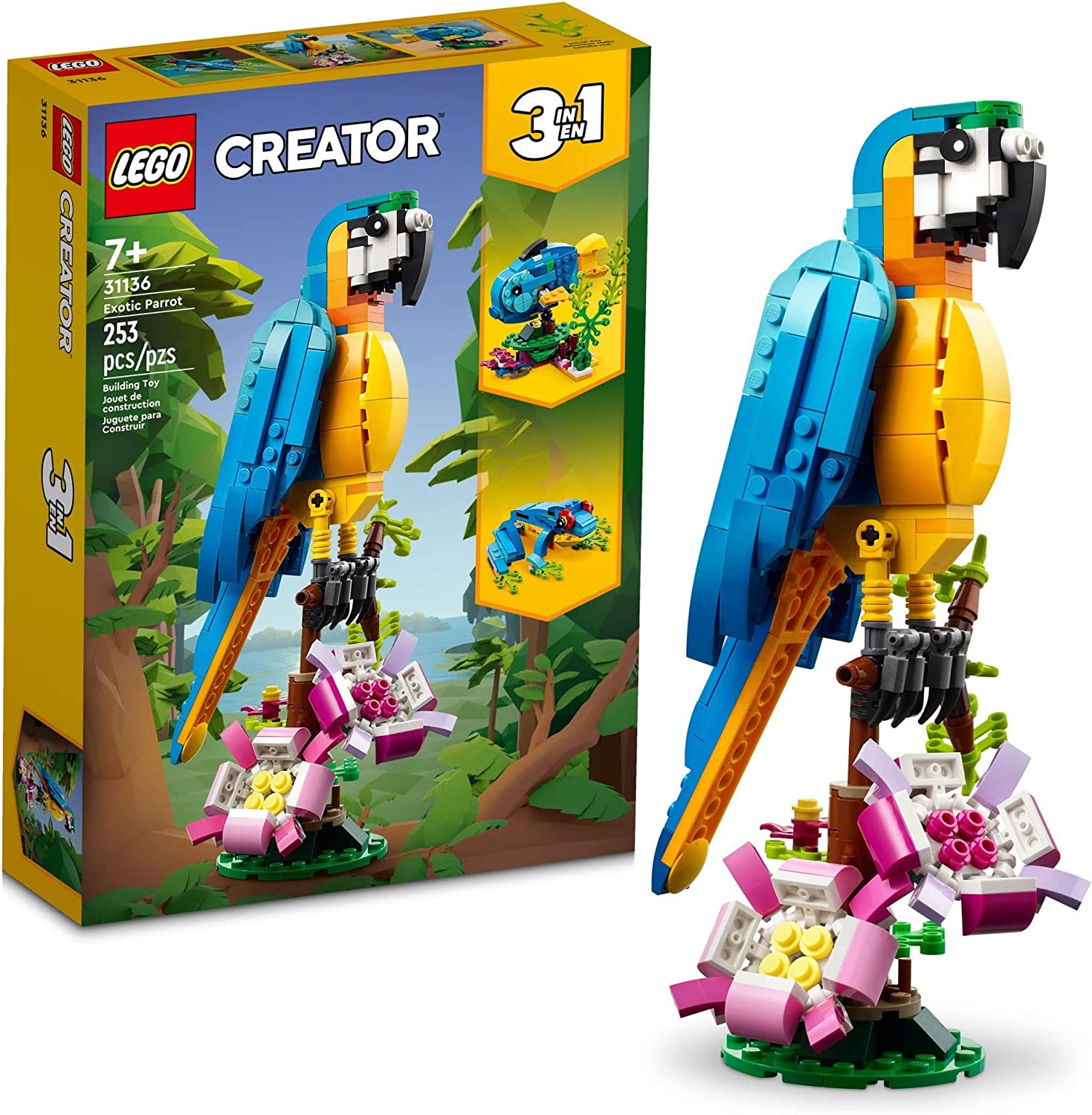 Lego Creator 3en1 31136 Loro Exótico