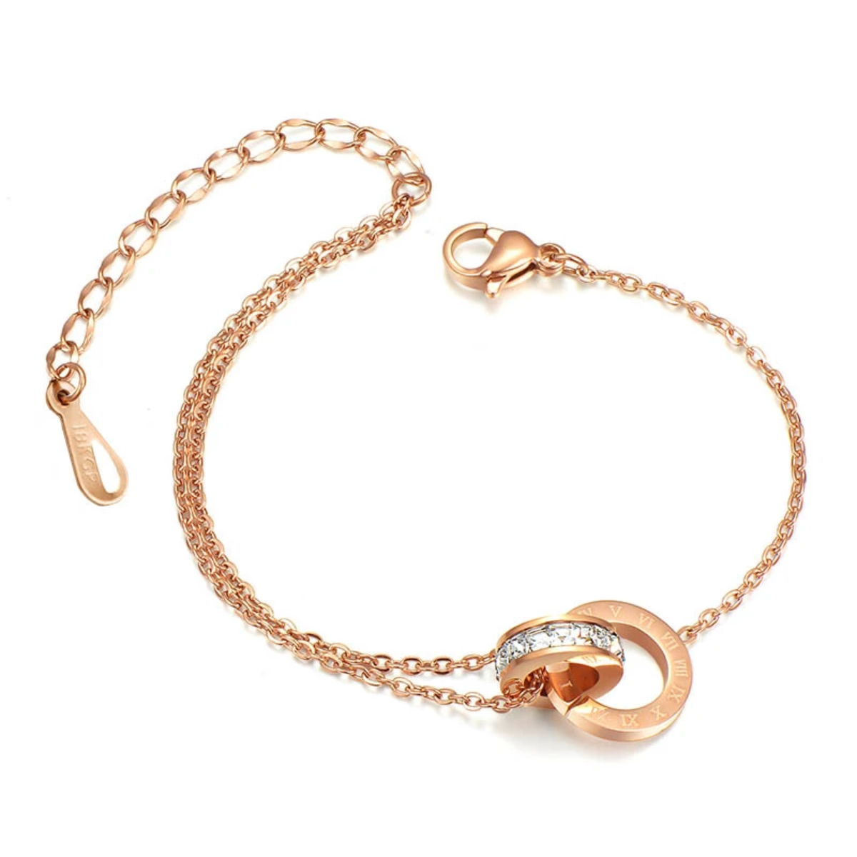 Pulsera Dorada Acero Inoxidable Moda Mujer Dama