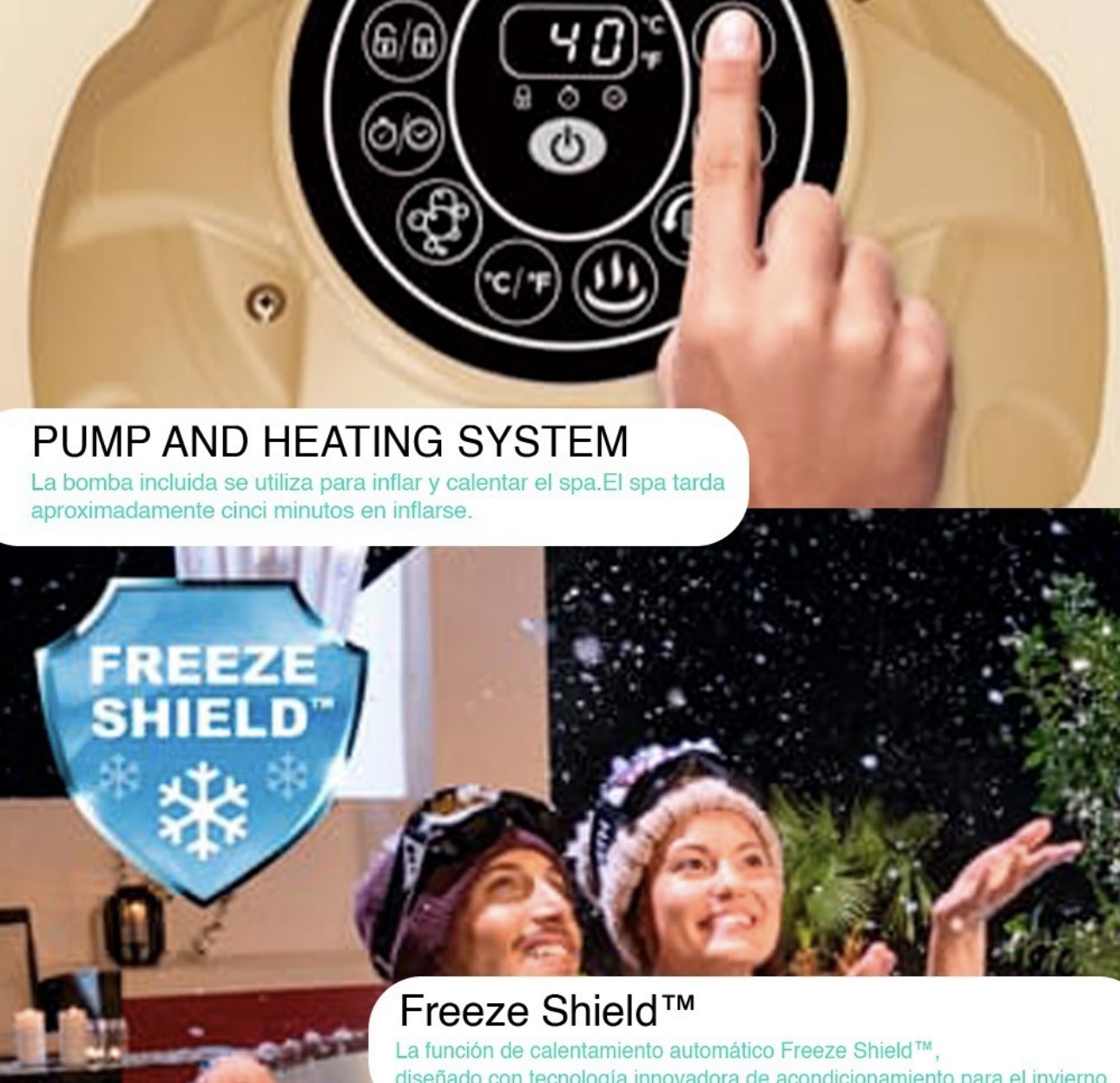 Jacuzzi Spa Inflable Bestway Familiar 71 X 26 Pulgadas