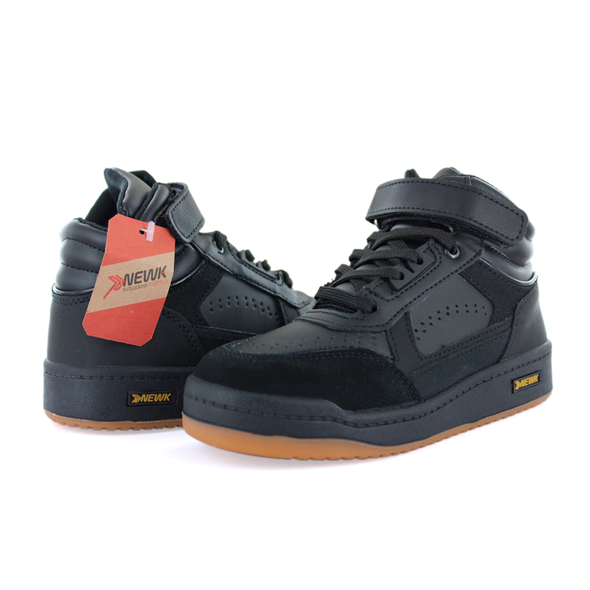 Tenis Newk Línea Tall-alto Color Negro