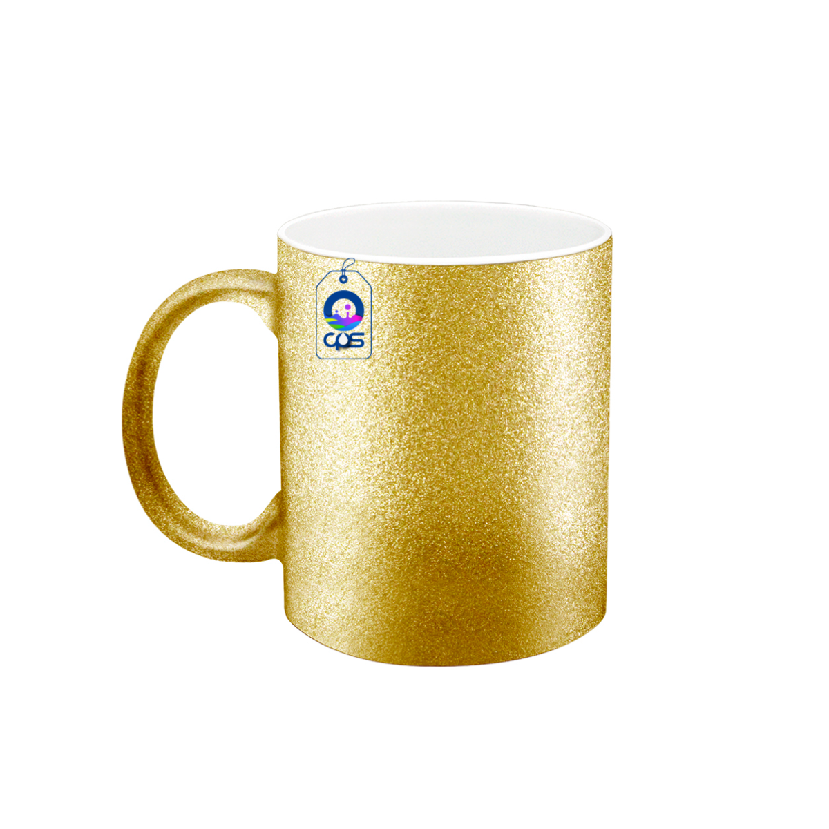 Taza diamantada para sublimar, 36 piezas.